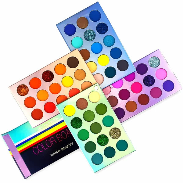 60 Colors Eyeshadow Palette, 4 in 1 Makeup Palette Set