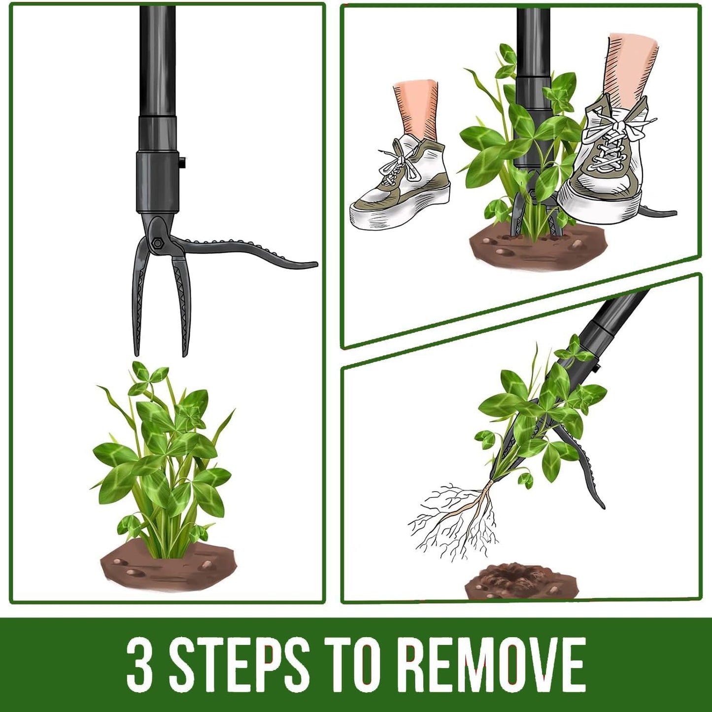 💥HOT SALE 47% OFF🔥-Detachable Stand Up Weed Puller