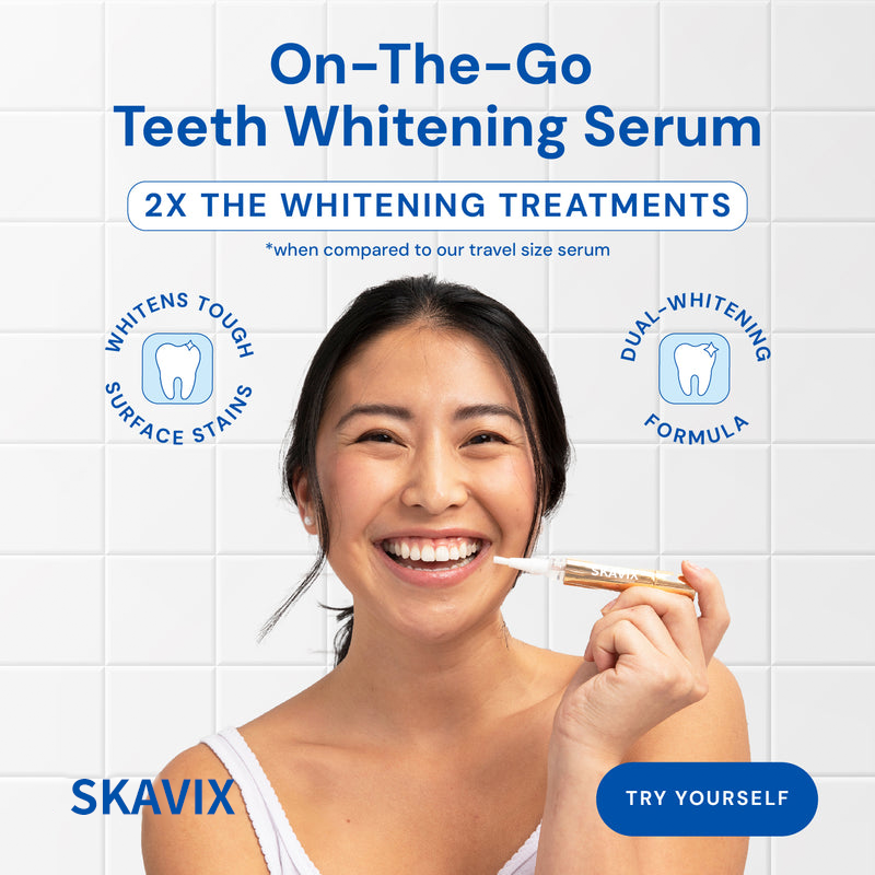 💖Extra-Strength Teeth Whitening Serum Pen + Dual-Peroxide Formula & Xylitol