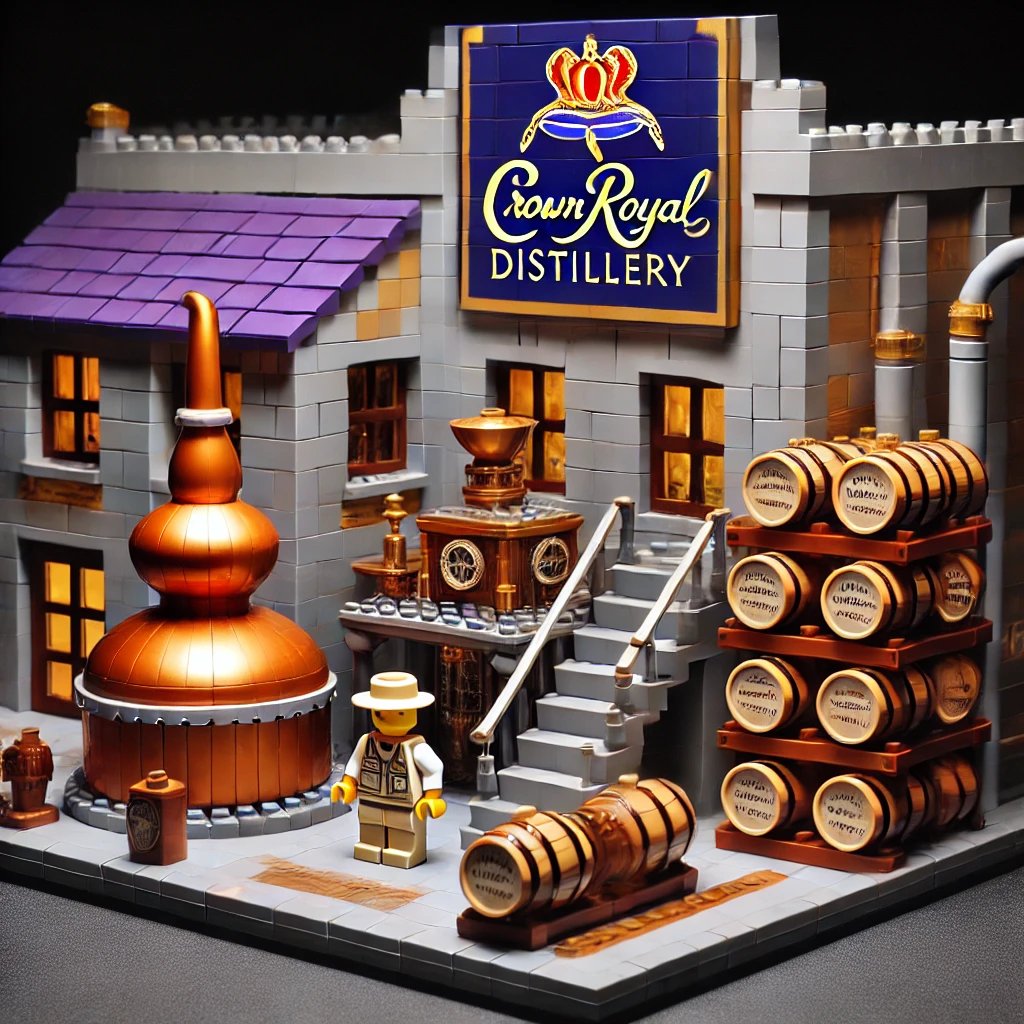 🎁LAST DAY 49% OFF- Whiskey Distillery Building Block Set