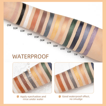 Pearlescent Eyeshadow Pen Lasting Waterproof Shiny Pigment Cosmetics