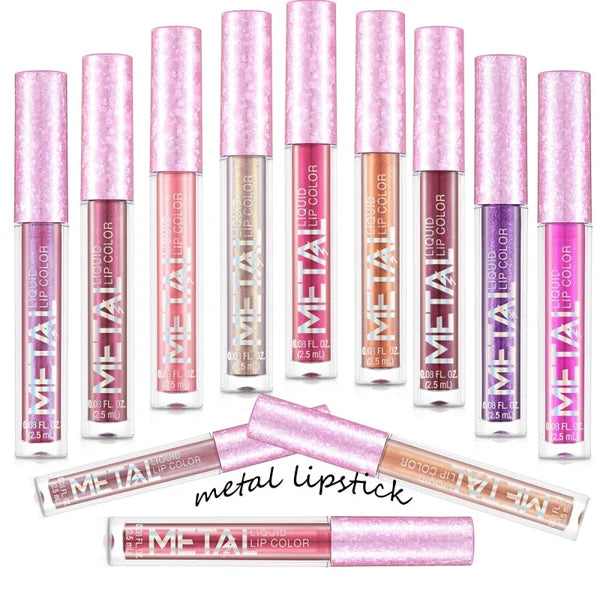 2023 Glitter Metallic Liquid Lipstick Waterproof