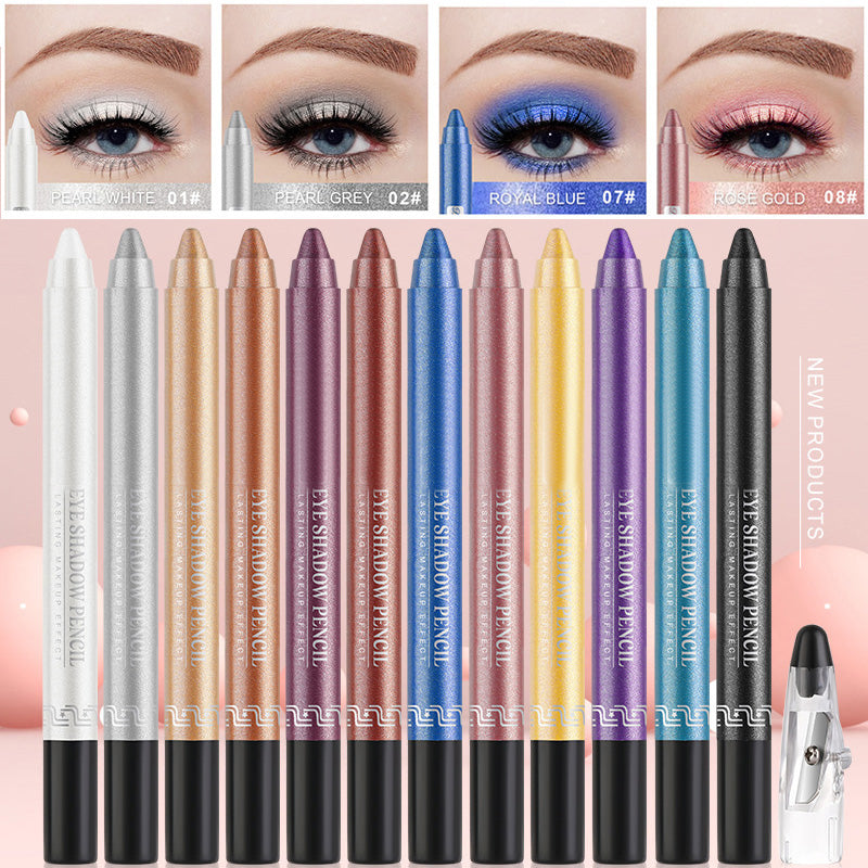 Pearlescent Eye Silkworm Stick Highlight  Eyeliner Pencil