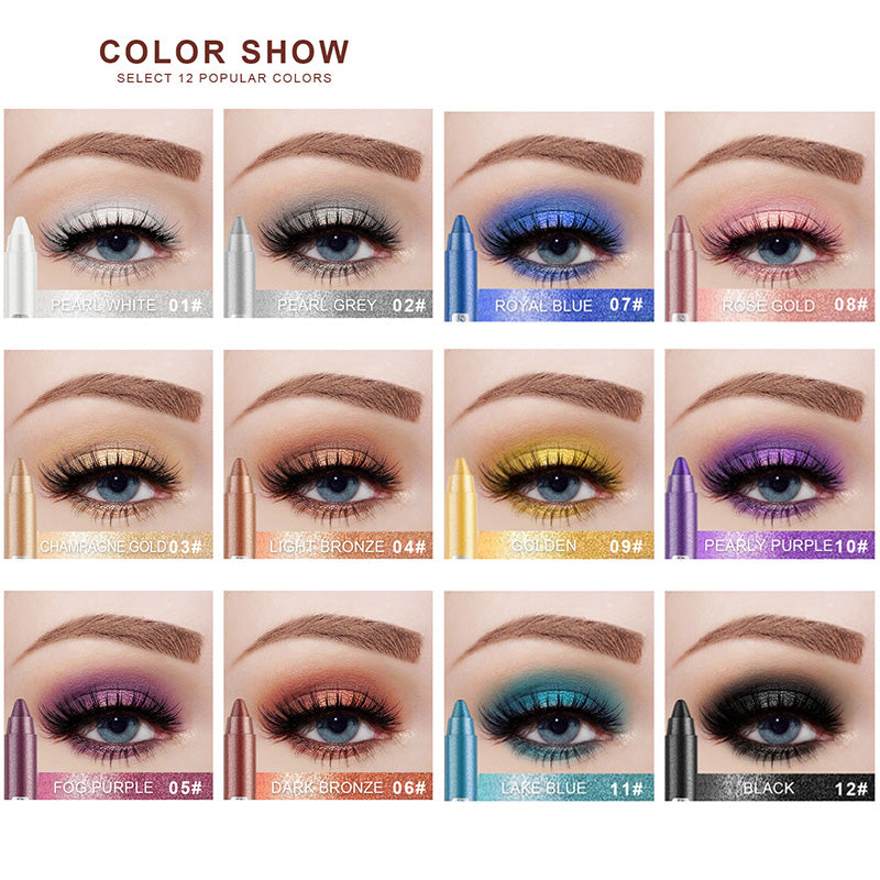 Pearlescent Eye Silkworm Stick Highlight  Eyeliner Pencil