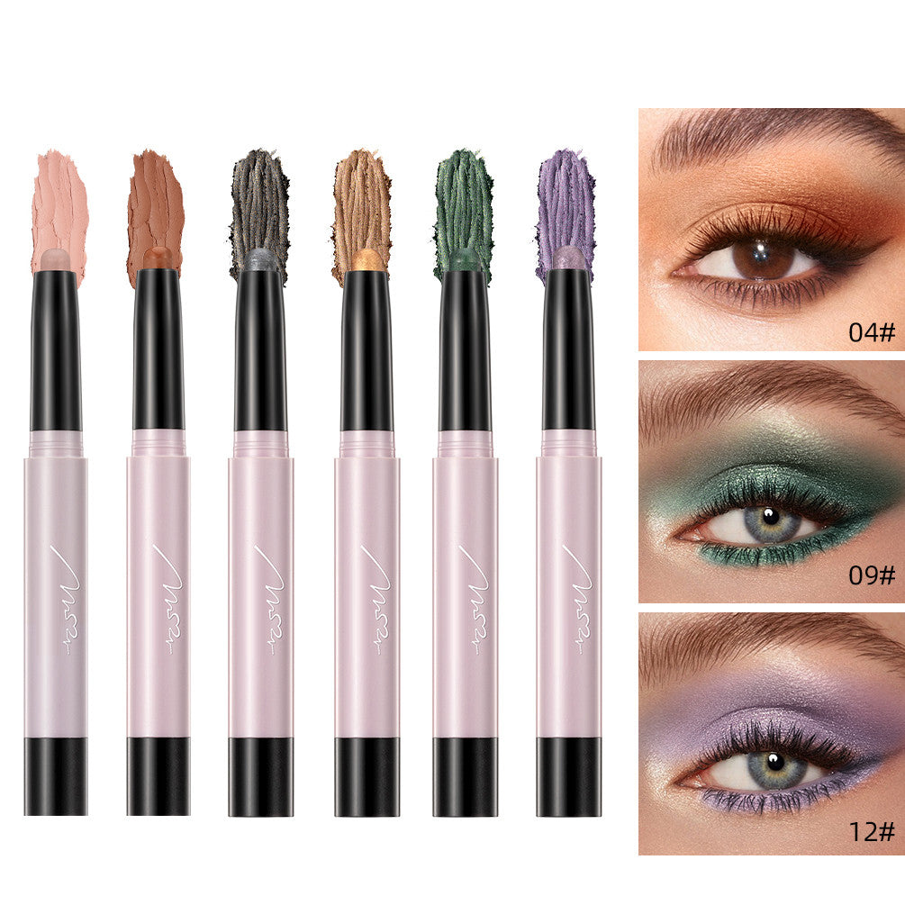 Pearlescent Eyeshadow Pen Lasting Waterproof Shiny Pigment Cosmetics