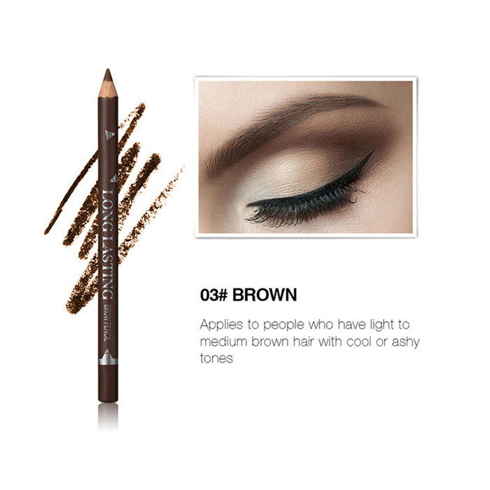 12 Pcs/Set Waterproof Eye Brow Pencil Precise Brow Definer