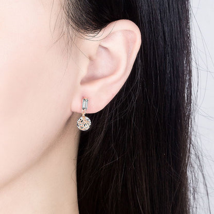 Zircon lymph germanium earrings（Limited Time Discount 🔥 Last Day)