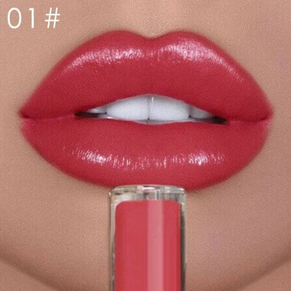 12 Colors Creamy Nude Pink Creme Long Lasting Liquid Lipsticka?¡§