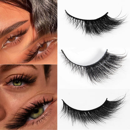 3D Curl Winged End Eye Elongated false Lashes