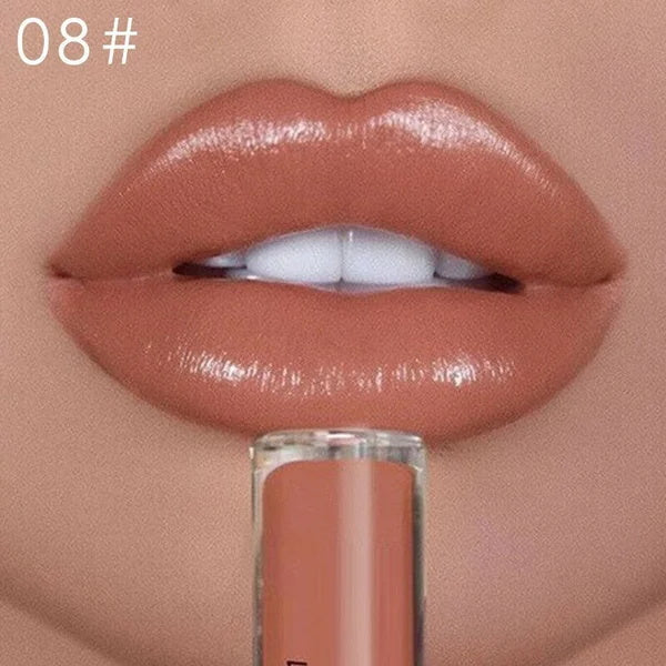 12 Colors Creamy Nude Pink Creme Long Lasting Liquid Lipsticka?¡§