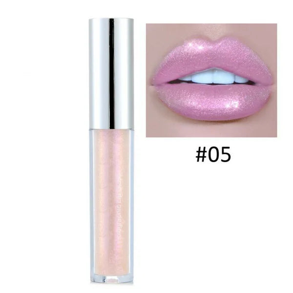 6 Colors Glitter Liquid Lip Gloss Mermaid Lip Gloss