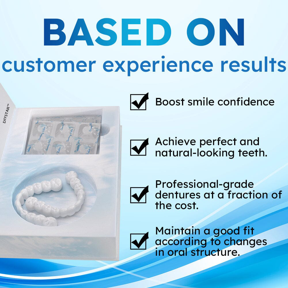 Official Store | DIYSTARS™ Moldable Dentures🧑🏽‍⚕️Obtain American Dental Association (ADA) Certification ✅