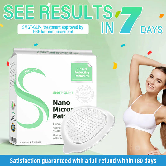 [See results in 7 days] ✅ GFOUK™ SMGT-GLP-1 Nano Microneedle Patch ✅ Approved by HPRA (Painless, long-lasting, addressing diabetes, obesity, and cardiovascular diseases)