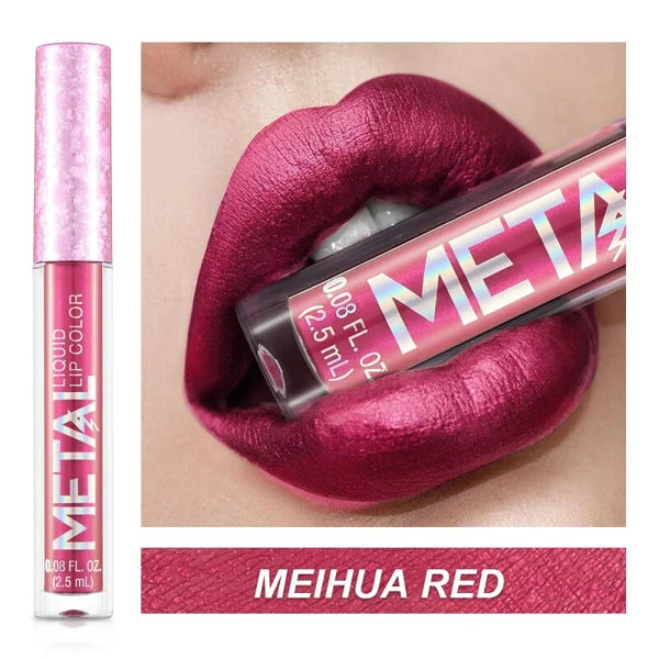 2023 Glitter Metallic Liquid Lipstick Waterproof