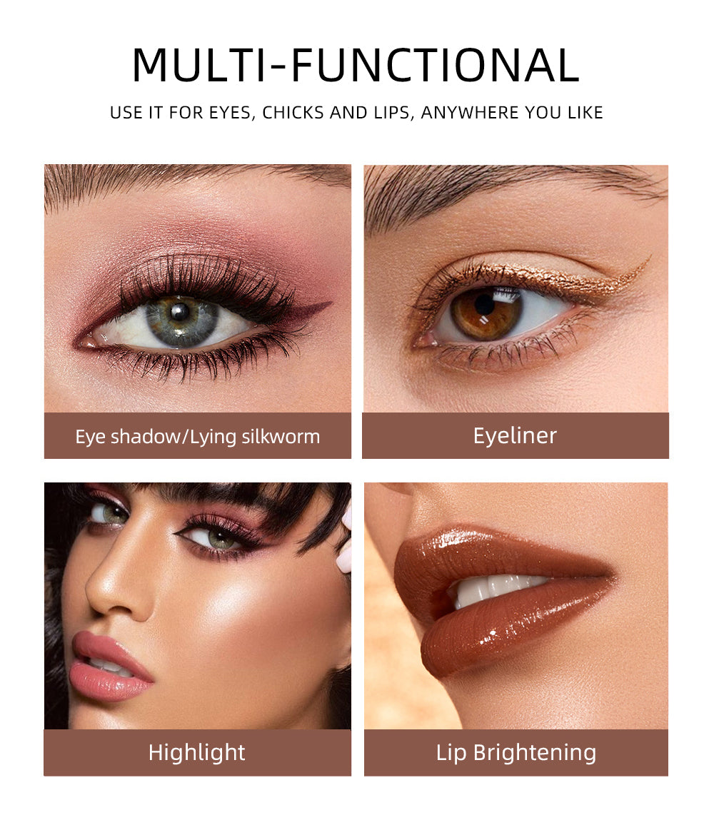 Pearlescent Eyeshadow Pen Lasting Waterproof Shiny Pigment Cosmetics