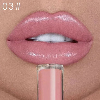 12 Colors Creamy Nude Pink Creme Long Lasting Liquid Lipsticka?¡§