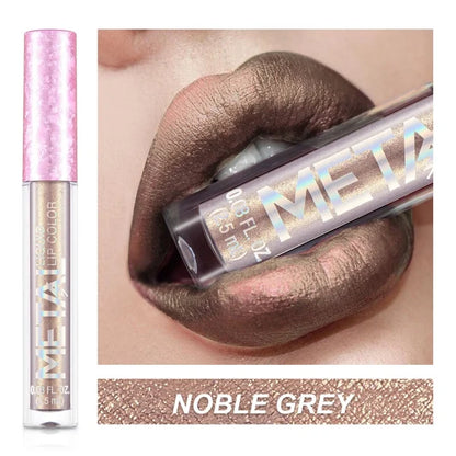 2023 Glitter Metallic Liquid Lipstick Waterproof