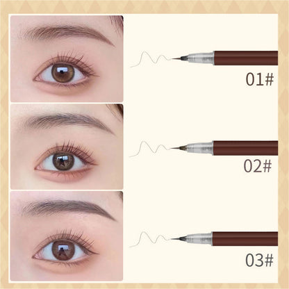 New 3/1Pc Waterproof Liquid Eyebrow Easy To Color Sweat-proof Eyebrow Pen 0.01MM