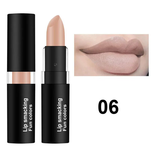 12 Colors Matte Lipstick Lip Gloss Cosmetic For Makeup Long Lasting Moisture Make Up Waterproof Lipstick Lips