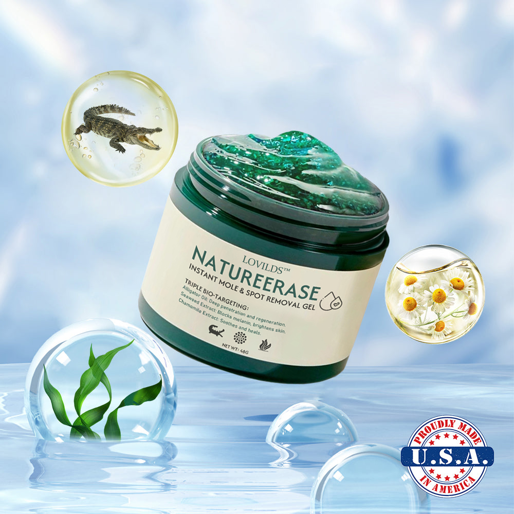 ✅Official Store: LOVILDS™ NatureErase Instant Mole & Spot Removal Gel