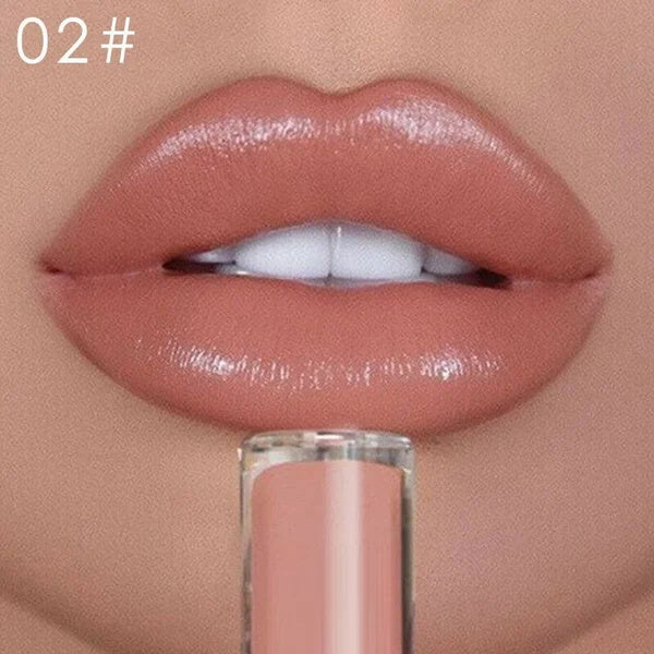 12 Colors Creamy Nude Pink Creme Long Lasting Liquid Lipsticka?¡§
