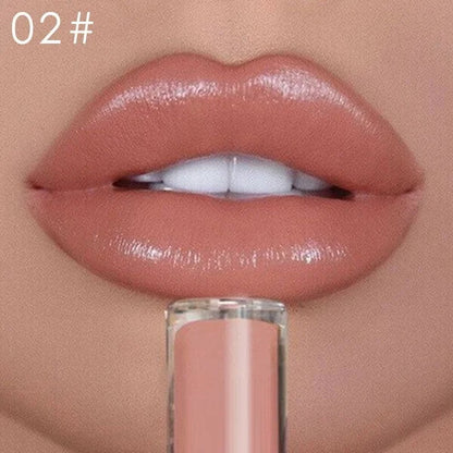 12 Colors Creamy Nude Pink Creme Long Lasting Liquid Lipsticka?¡§