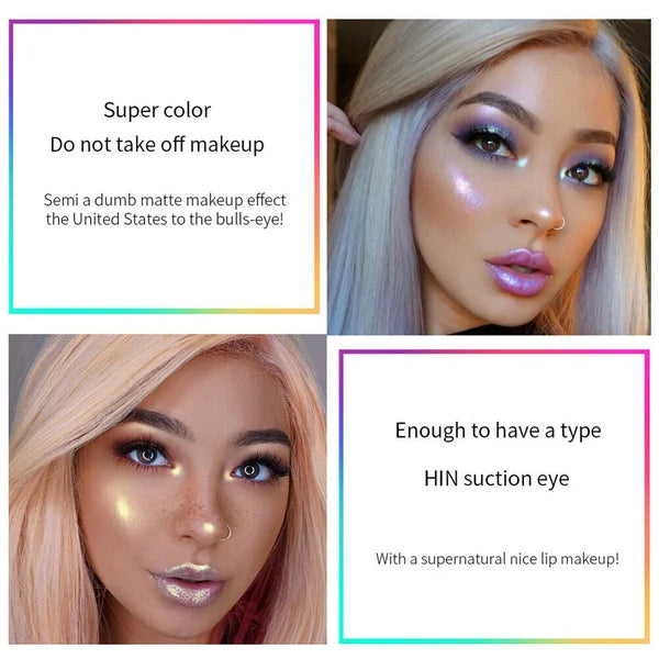 6 Colors Glitter Liquid Lip Gloss Mermaid Lip Gloss