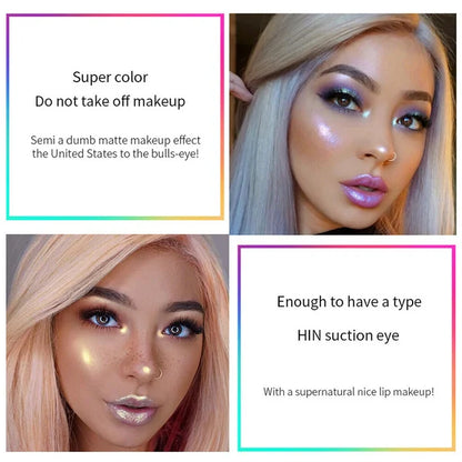 6 Colors Glitter Liquid Lip Gloss Mermaid Lip Gloss