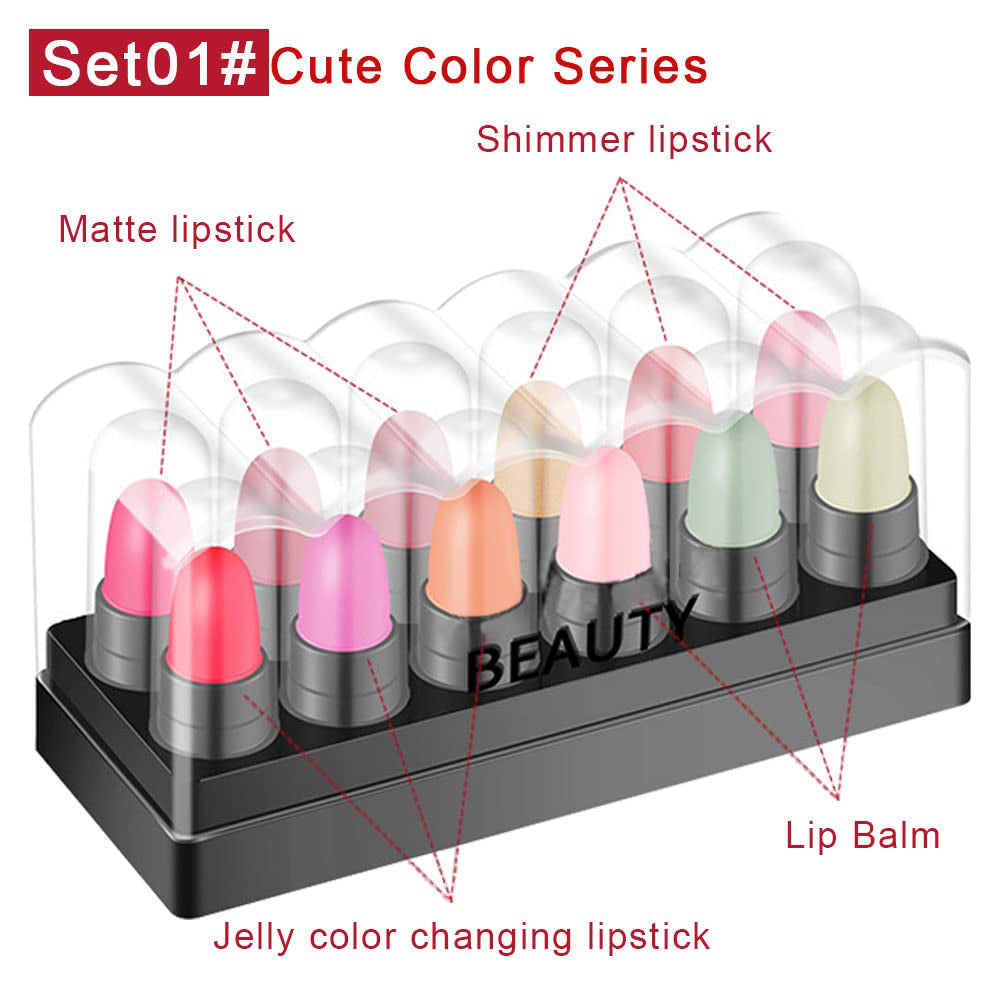12Pcs Lipstick Mini Matte Lipstick Sets