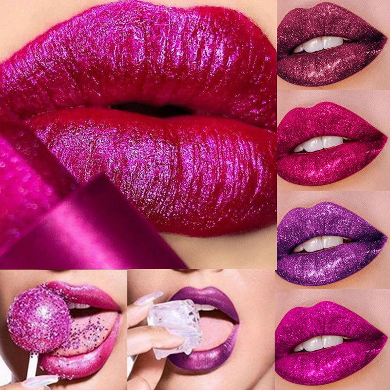 4 Colors Glitter Lipsticks Set