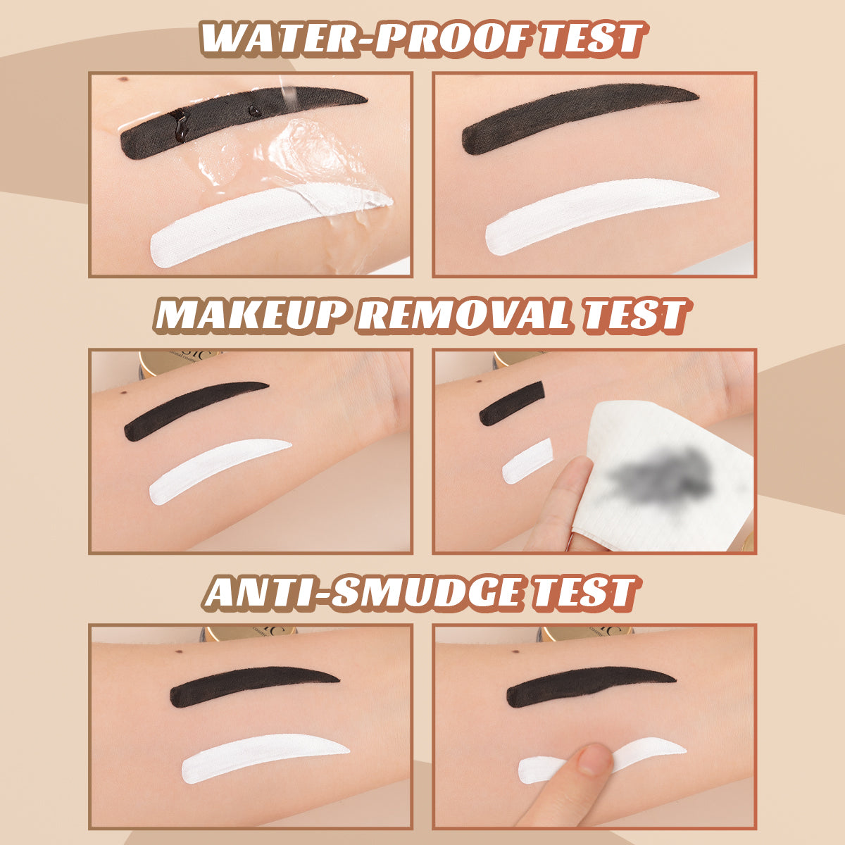 Waterproof Eyeliner Gel Makeup Cosmetic Gel Eye Liner With Brush