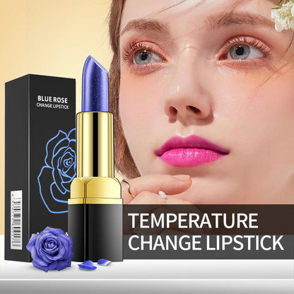 Blue Rose Lip Temperature Color Changing Natural Long Lasting Waterproof Lipstick