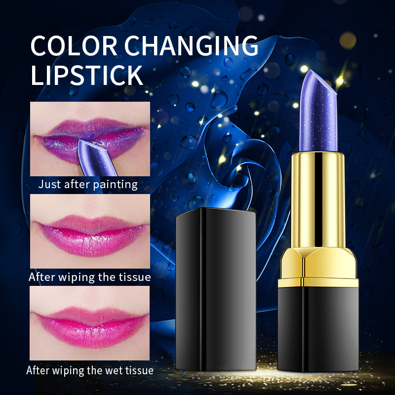 Blue Rose Lip Temperature Color Changing Natural Long Lasting Waterproof Lipstick