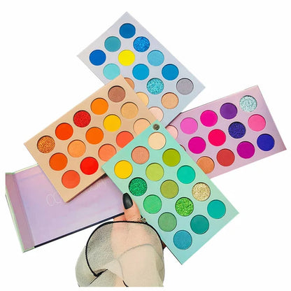 60 Colors Eyeshadow Palette, 4 in 1 Makeup Palette Set