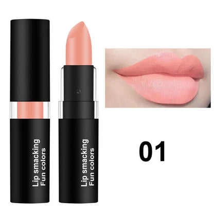 12 Colors Matte Lipstick Lip Gloss Cosmetic For Makeup Long Lasting Moisture Make Up Waterproof Lipstick Lips