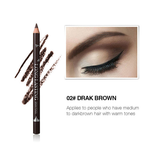 12 Pcs/Set Waterproof Eye Brow Pencil Precise Brow Definer