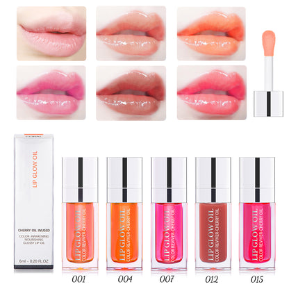 Crystal Jelly Moisturizing Lip Oil Plumping Lip Gloss Makeup Sexy Plump