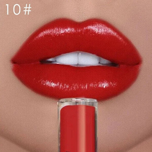 12 Colors Creamy Nude Pink Creme Long Lasting Liquid Lipsticka?¡§