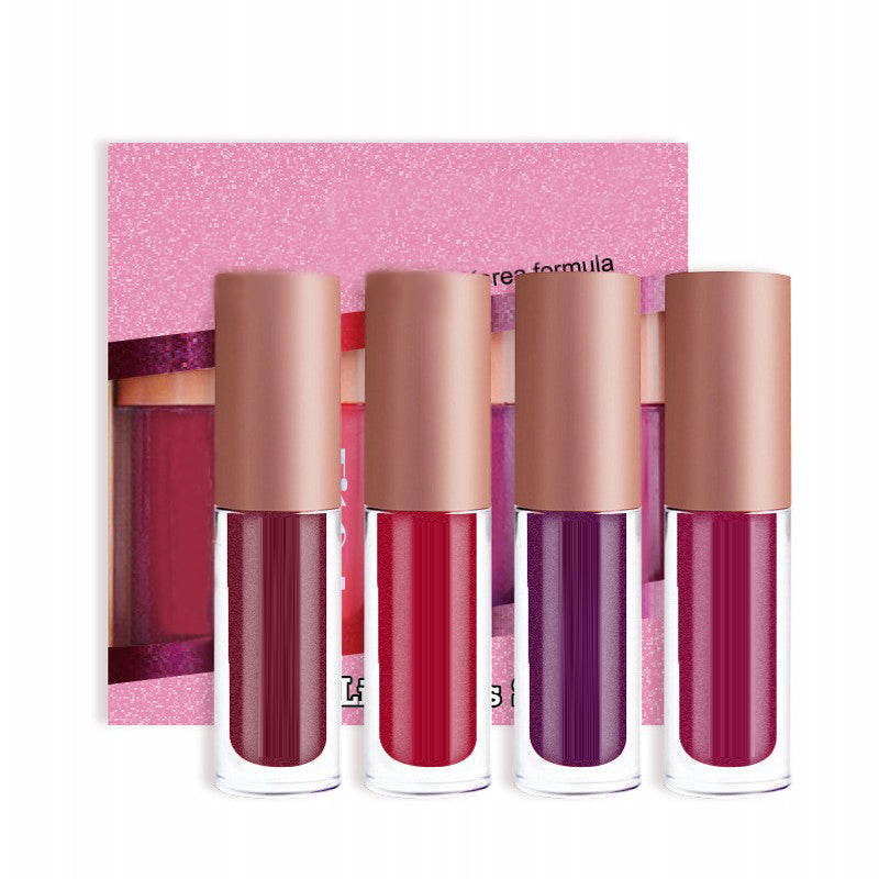 4 Colors Glitter Lipsticks Set