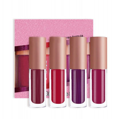4 Colors Glitter Lipsticks Set