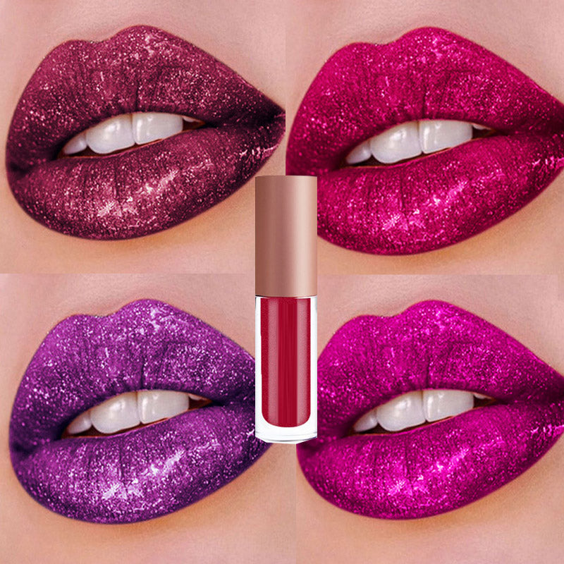 4 Colors Glitter Lipsticks Set