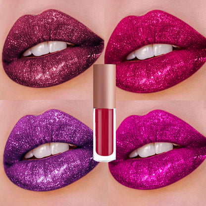 4 Colors Glitter Lipsticks Set