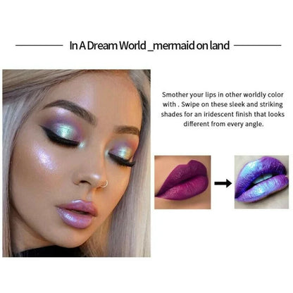 6 Colors Glitter Liquid Lip Gloss Mermaid Lip Gloss