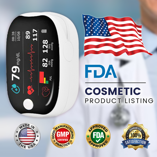 [Official Store] Ceoerty™ GlucoSense Laser Blood Glucose Monitoring Device ✅for Blood Sugar, Blood Oxygen Saturation, and Blood Pressure Measurement👍🏻 99.9% Accuracy