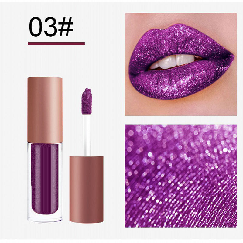 4 Colors Glitter Lipsticks Set