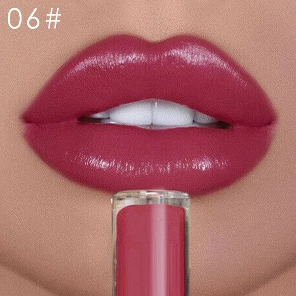 12 Colors Creamy Nude Pink Creme Long Lasting Liquid Lipsticka?¡§