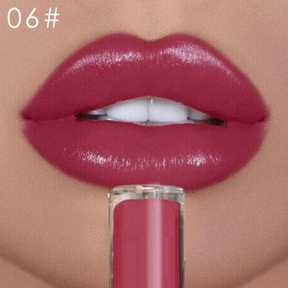 12 Colors Creamy Nude Pink Creme Long Lasting Liquid Lipsticka?¡§