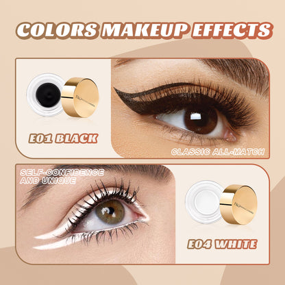 Waterproof Eyeliner Gel Makeup Cosmetic Gel Eye Liner With Brush