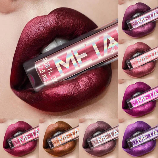 2023 Glitter Metallic Liquid Lipstick Waterproof