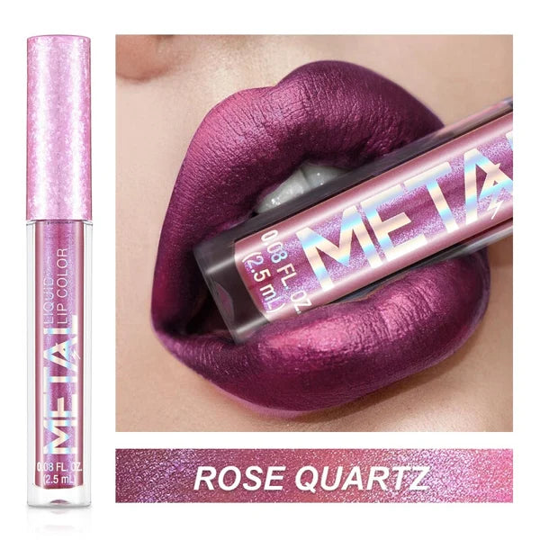 2023 Glitter Metallic Liquid Lipstick Waterproof